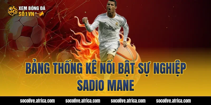 Bảng thống kê nổi bật sự nghiệp Sadio Mane