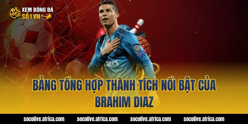 Bảng tổng hợp thành tích nổi bật của Brahim Diaz