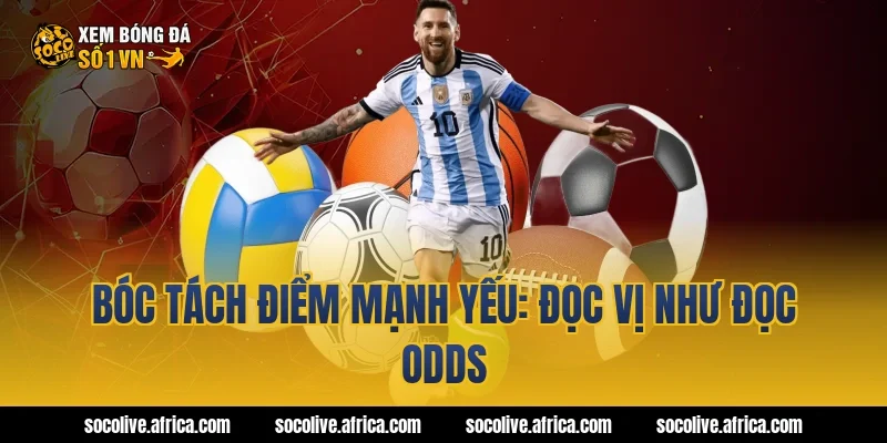 Bóc tách điểm mạnh yếu: Đọc vị như đọc Odds