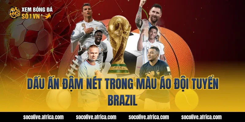Dấu Ấn Đậm Nét Trong Màu Áo Đội Tuyển Brazil