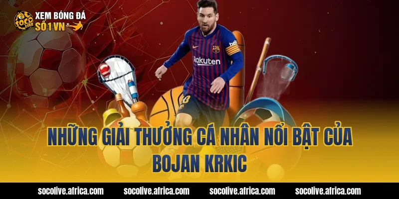 Những giải thưởng cá nhân nổi bật của Bojan Krkic