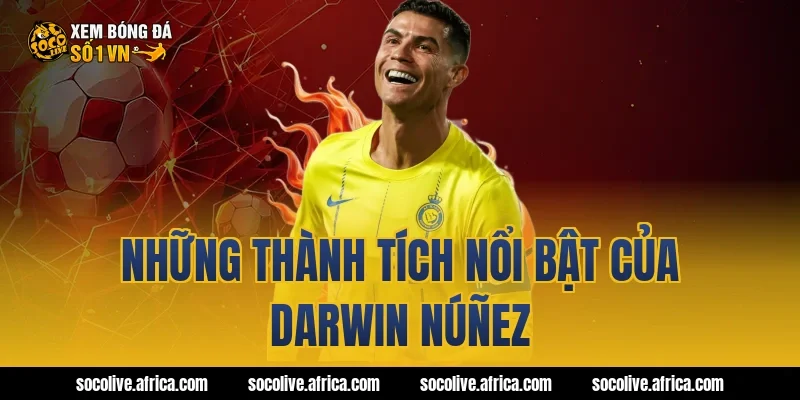 Những thành tích nổi bật của Darwin Núñez