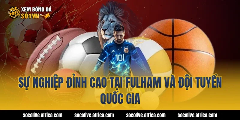 Sự nghiệp đỉnh cao tại Fulham và đội tuyển quốc gia