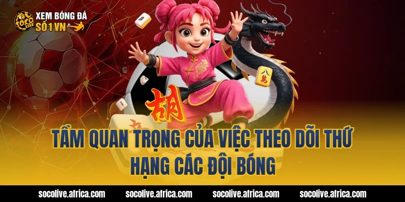 Cập nhật Bảng Xếp Hạng Bóng Đá mới nhất của các giải đấu