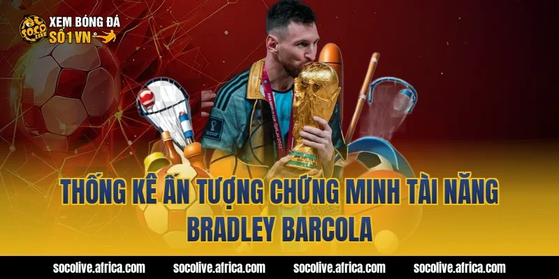 Thống kê ấn tượng chứng minh tài năng Bradley Barcola